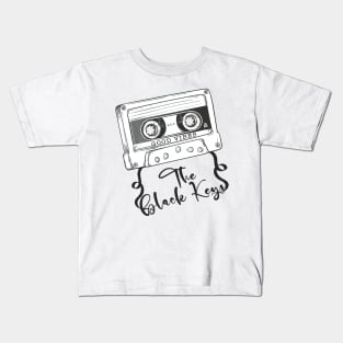 Good Vibes the black keys // Retro Ribbon Cass Kids T-Shirt